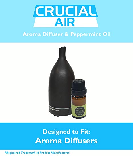 Aromatherapy Diffuser: Advanced Essential Oil Nebulizer & Peppermint Oil (10ML)