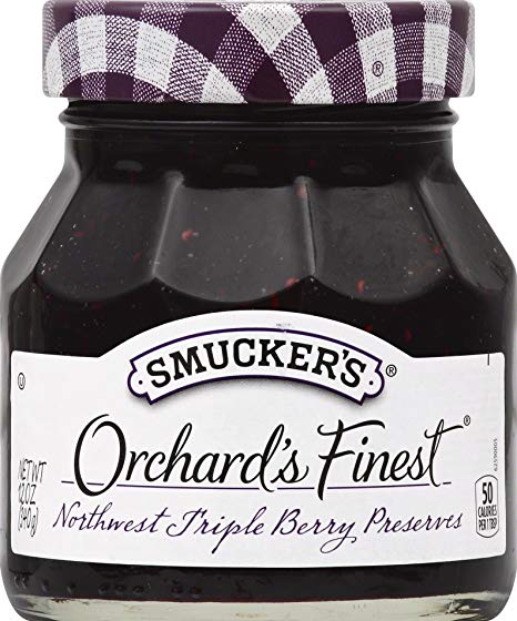 Smucker's Orchard's Finest Northwest Triple Berry Preserves, 12 Ounce