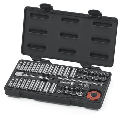 GearWrench 80301 51 Piece 1/4-Inch Drive 12 Point Socket Set