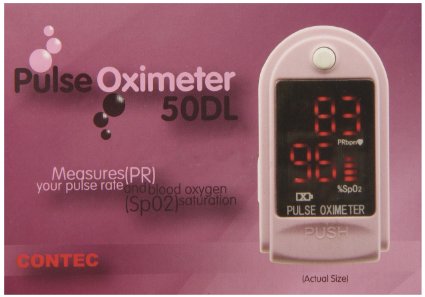 Contec Medical Systems 50DL Finger Pulse Oximeter, Pink