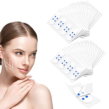 Face Lifting Tapes,Lift Sticker for Face,Instant Face Lifting Sticker,120 Pieces V-Shape Face Lift Tape,Makeup Face Lift Tools Neck Lift Reduce Double Chin