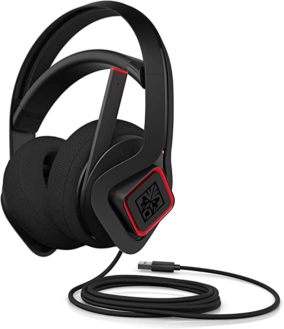 OMEN Mindframe Prime Gaming Headset with Cooling FrostCap Ear Cups, Custom RGB, 7.1 Surround Sound, Noise-Canceling Microphone (6MF35AA)