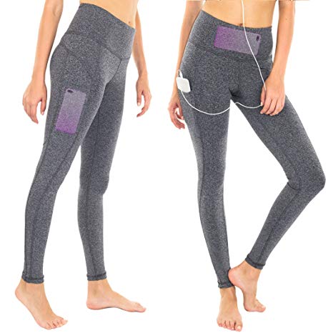 Sparkle 3-Pocket Leggings Yoga Hight Waist Workout Tummy Control - Unique Design (S1)