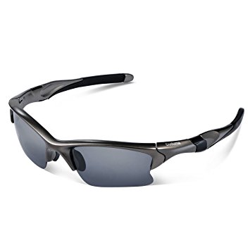 Duduma Polarized Sports Sunglasses for Men Women Baseball Fishing Golf Running Cycling Driving Softball Hiking Floating Unbreakable Shades Tr566