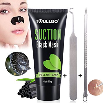 Blackhead Remover Mask, Blackhead Remover Tool Kit, Peel Off Mask, Activated Natural Charcoal Black Mask Blackhead Peel Off Remover Deep Skin Clean Purifying Acne Mud Nose Face Mask