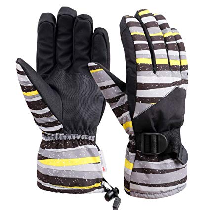 Galexia Zero Mens Womens Waterproof Touchscreen 3M Thinsulate Lined Ski Gloves