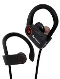 SoundWhiz WhizBeats W18 Bluetooth Wireless Running Headphones Sweatproof Sports Earbuds with Mic for iPhone and Android