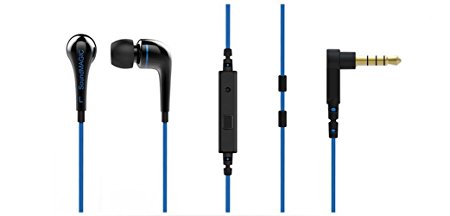 SoundMagic Active ES11S In-Ear Headphones with Mic (Blue/Black)