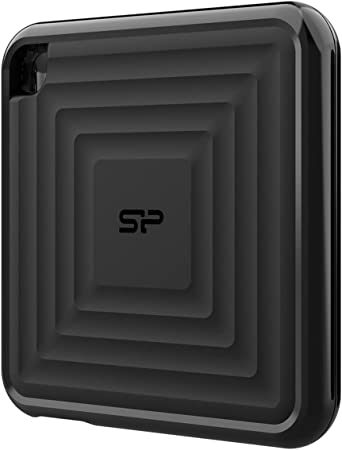 Silicon Power 2TB PC60 Portable External SSD USB 3.2 Gen 2 with USB-C to USB-A Cables, Ideal for PS5