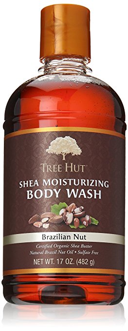 Tree Hut Shea Moisturizing Body Wash, Brazilian Nut, 17 Fluid Ounce