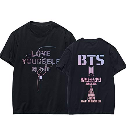 Dolpind Kpop BTS Shirt Merchandise Love Yourself Tear Suga Jung Kook Jimin Tshirt