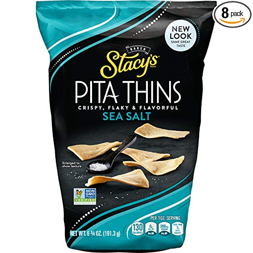 Stacy's Simply Naked Pita Thins, 6.7 Ounce (Pack of 8)