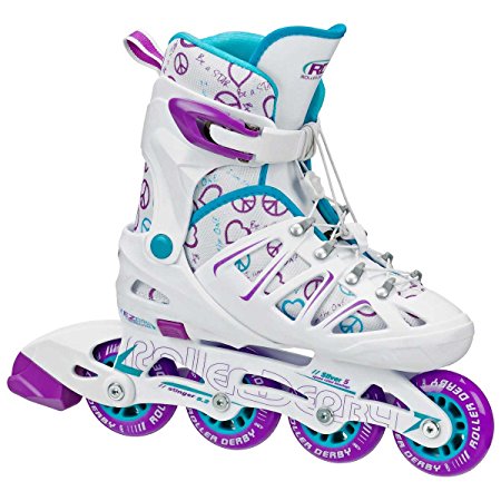 Roller Derby Girl's Stinger 5.2 Adjustable Inline Skate