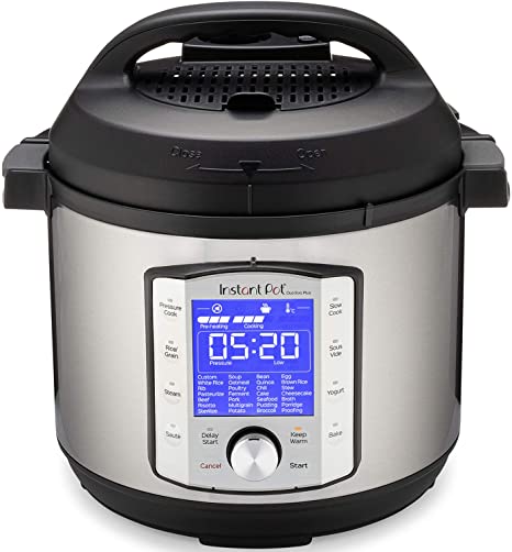 Instant Pot 6QT Duo Evo Plus Electric Pressure Cooker, 6-QT, Stainless Steel/Black