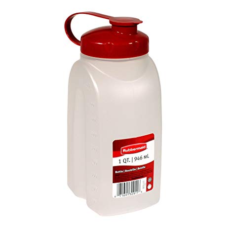 Rubbermaid MixerMate Bottle, 1 Quart, Chili Red 1776348