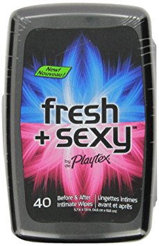 Playtex Fresh   Sexy Intimate Wipes, 40-Count Tub