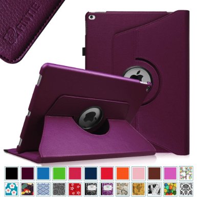 Fintie iPad Pro 129 Inch Case - 360 Degree Rotating Stand Case with Smart Cover Auto Sleep  Wake Feature for Apple 129-inch iPad Pro 2015 Version Purple