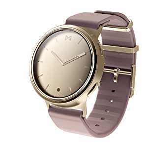 Misfit Phase Goldtone Lavender Silicone Strap Hybrid Smartwatch