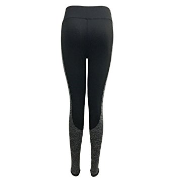 WomensYoga Pants High Waist Capris Workout Leggings Stretch Runny Tights for Gym