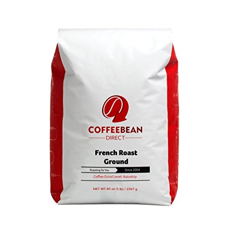 French Roast, Ground Coffee, 5-Pound Bag