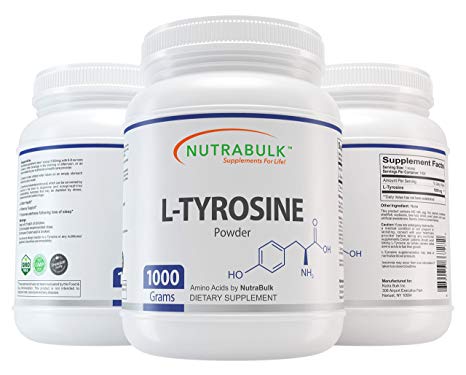 NutraBulk L-Tyrosine Powder - 1 Kilogram (2.2lbs)