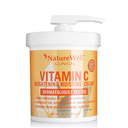 NatureWell Vitamin C Brightening Moisture Cream 16 oz