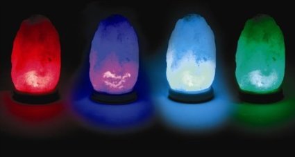 Evolution Himalayan Natural Salt USB Lamp Multi Color Changing, (1 lb