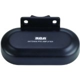 RCA TVPRAMP1R Preamplifier for Outdoor Antenna Performance Enhancement and Extension use with ANT3038XR and ANT3036XR Black