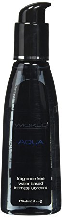 Wicked Sensual Care Wicked Aqua Water Based Lubricant Unscented 4 Oz