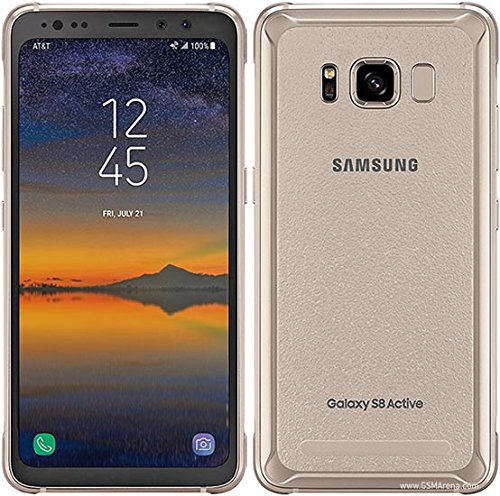 Samsung Galaxy S8 Active 64GB SM-G892A Unlocked GSM Phone - Titanium Gold (Renewed)