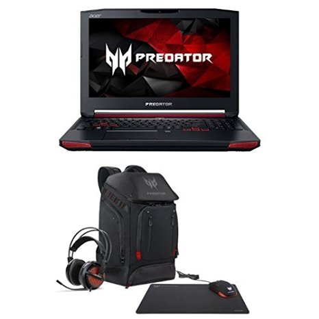 Acer Predator 15 G9-591-70XR 15.6-inch Full HD Gaming Notebook (Windows 10) & Acer Predator Gaming Kit (Mouse, Mousepad, Headset & Backpack)