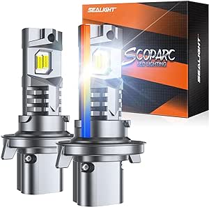 SEALIGHT S2S 2024 Newest H13/9008 Light Bulbs, 28000LM with 14000RPM Cooling Fan and Copper Tube, 1:1 Design H13 Halogen Replacement Bulbs, Plug-N-Play, Pack of 2