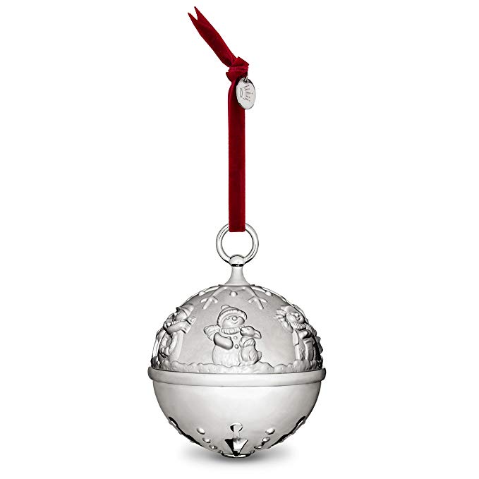 Hallmark Keepsake Christmas Ornament 2018 Year Dated, Silver Bell Christmas Ornament, Ring In the Season Jingle Bell, Metal
