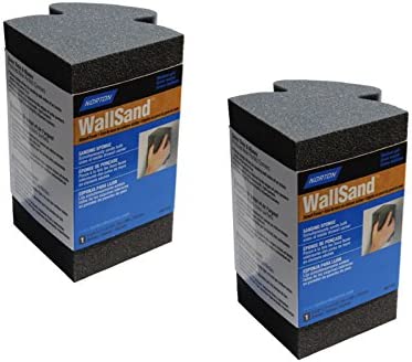 Norton WallSand Inside Corner Sanding Sponge (2-Pack) 90-Degree Dual-Sided with Ergo Grip (2-Pack)