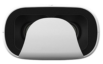 Uniify Verge Lite VR Headset UV004: 3D Virtual Reality Headset Glasses for iPhone 6/Plus, Galaxy S7, Note 6 Compatible with Google Cardboard and Daydream, White