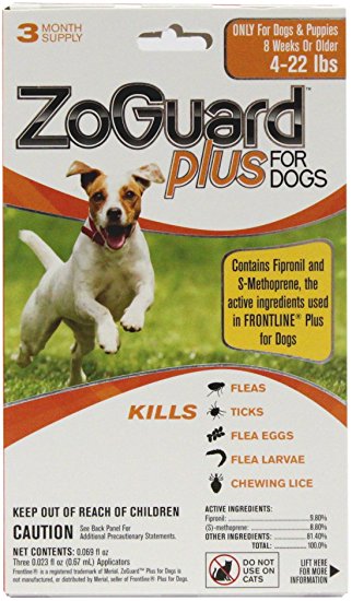 ZoGuard Plus Flea & Tick Medicine - 100% MADE IN THE USA