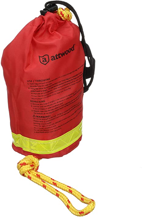Attwood Rescue Line Throw Bag,, red, 50
