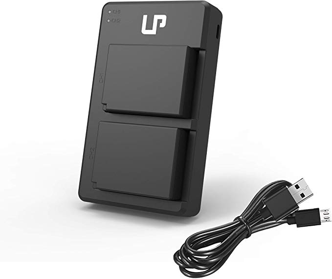 LP NP-W126 NP W126S Battery Charger Pack, 2-Pack Battery & Dual Slot Charger, Compatible with Fujifilm FinePix X-T3 X-T2, X-T100, X-T30, X-T20, X-T10, X-A7, X-A5, X-Pro1, X-H1, X100F &More