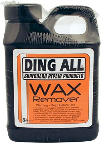 Ding ALL Scented Liquid Surfboard Wax Remover 8oz. for Effective and Easy Wax Removal