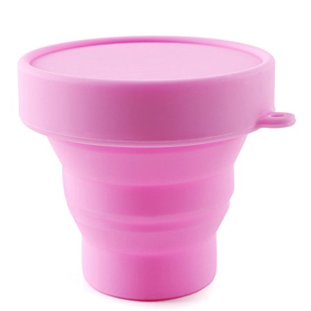 Collapsible Silicone Cup Foldable Sterilizing Cup for Menstrual Cup for Moon Cup
