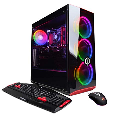 CyberpowerPC Gamer Xtreme VR GXiVR8060A7 Gaming PC (Intel i5-9400F 2.9GHz 8GB DDR4, NVIDIA GeForce GTX 1660 6GB, 120GB SSD, 1TB HDD, 802.11AC WiFi & Win 10 Home) Black