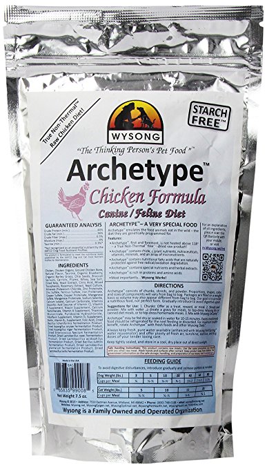 Wysong Archetype Chicken Raw Formula Canine/Feline Diet Dog/Cat Food - 7.5 Ounce Bag