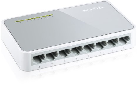 TP-LINK 8-Port Fast Ethernet Desktop Switch (TL-SF1008D)