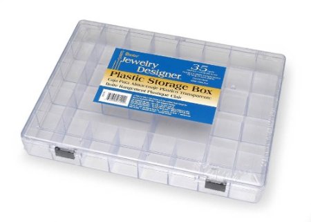 Darice 2025-179 35 Cavity Plastic Storage Box