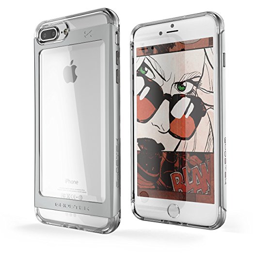 iPhone 7 Plus Case, Ghostek Cloak 2 Series for Apple iPhone 7 Plus Slim Protective Armor Case Cover(Silver)