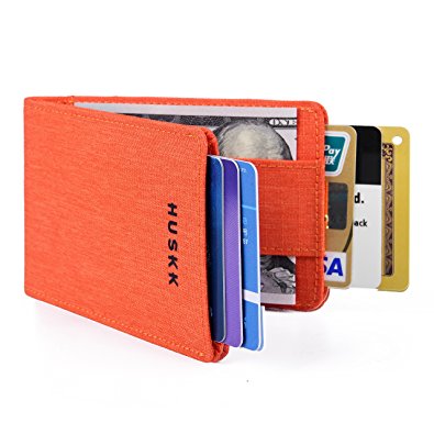 Slim Mens Wallets for Men - RFID with Strap Money Clip - Premium Quality