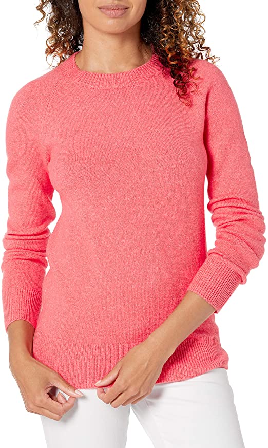 Amazon Essentials Womens Classic-Fit Soft-Touch Fair Isle Crewneck Sweater