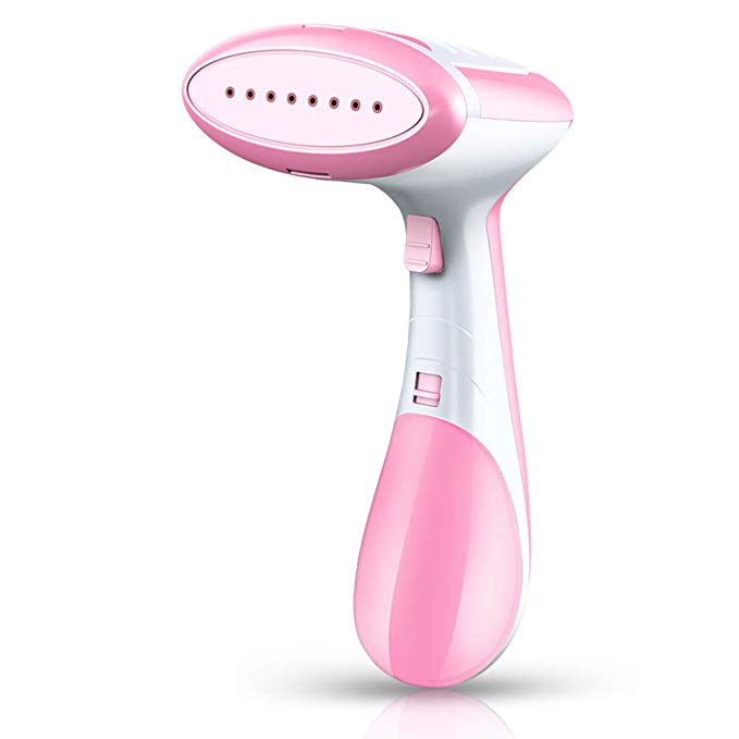 Winjoy Steamers for Clothes, Handheld Mini Portable Garment Steamer for Travel and Home, 240ml High Capacity Ultra Fast Heat-up Auto-Off Anti-Leakage Fabric Steamer- Works at All Angles