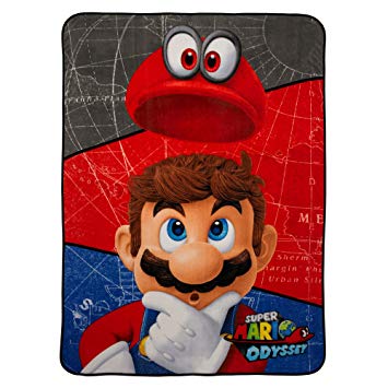 Nintendo Super Mario World Microraschel Blanket, 62 x 90