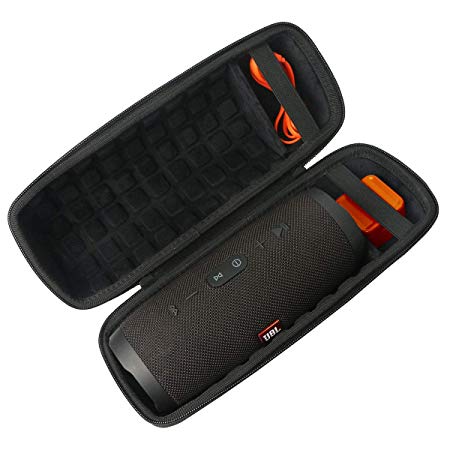 co2crea Hard Travel Case for JBL Charge 4 Waterproof Bluetooth Speaker (Black)